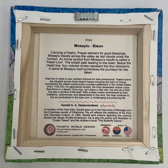 2 Glycee Prints Gerald Dawavendewa Hopi- Dancing With Dragonflies AND Mosayiu - Picture 10 of 15